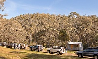 Convoy at the newly built King Hut